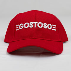 3D Puff Red Gostoso Stripes Logo Embroidered Baseball Hat