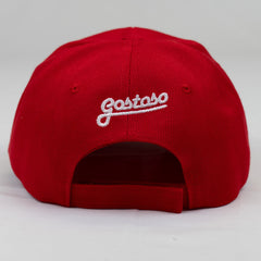 3D Puff Red Gostoso Stripes Logo Embroidered Baseball Hat