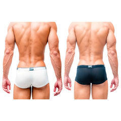 Gostoso Boxer Brief White/Black 2-pack Underwear
