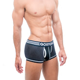 Mesh Boxer Brief Black Underwear
