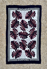 Gostoso Monstera Canga de Praia- Brazilian Beach Towel (Sarong / Pareo)