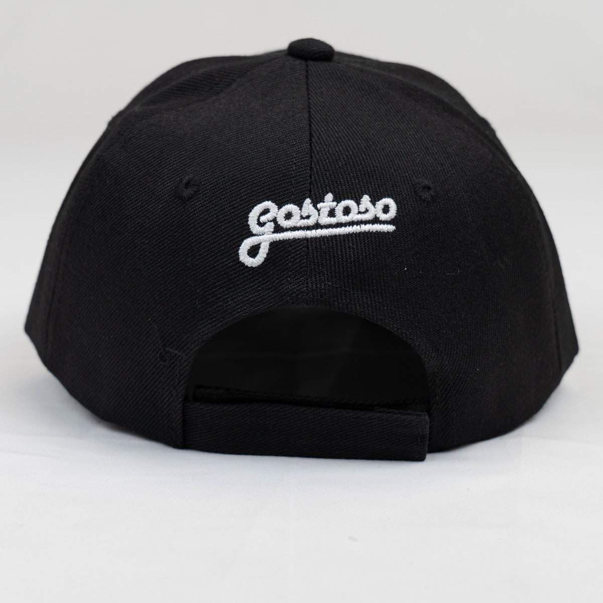 3D Puff Black Gostoso Stripes Logo Embroidered Baseball Hat