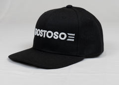 3D Puff Black Gostoso Stripes Logo Embroidered Baseball Hat