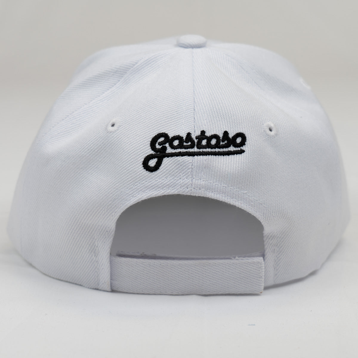 3D Puff White Gostoso Stripes Logo Embroidered Baseball Hat