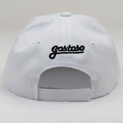 3D Puff White Gostoso Stripes Logo Embroidered Baseball Hat