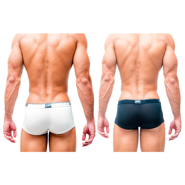 Gostoso Boxer Brief White/Black 2-pack Underwear