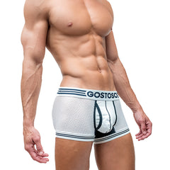 Mesh Boxer Brief White Underwear